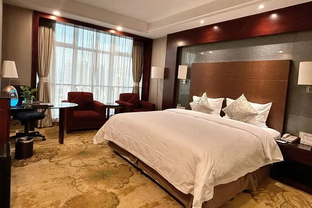 Sleep, Deluxe, Double Bed، Hongrui Jinling Grand Hotel Hefei 1/1