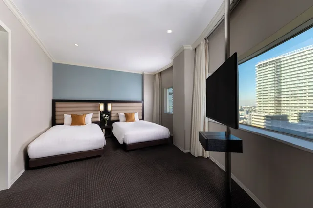 جناح بسريرين منفصلين بإطلالة على المدينة، Palace Hotel Omiya 2/2