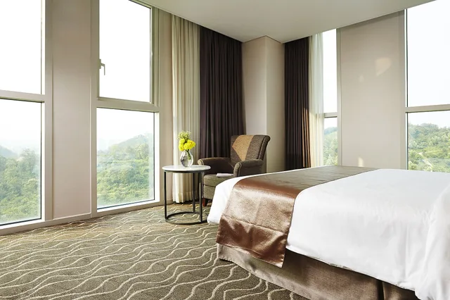 غرفة بريميوم ركنية بسرير مزدوج بإطلالة على المدينة، Hotel Square Ansan 2/4
