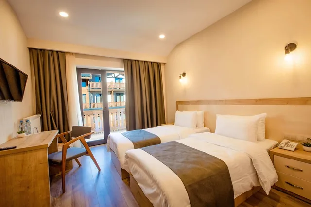 غرفة قياسية بسريرين منفصلين، Gudauri Inn 1/9