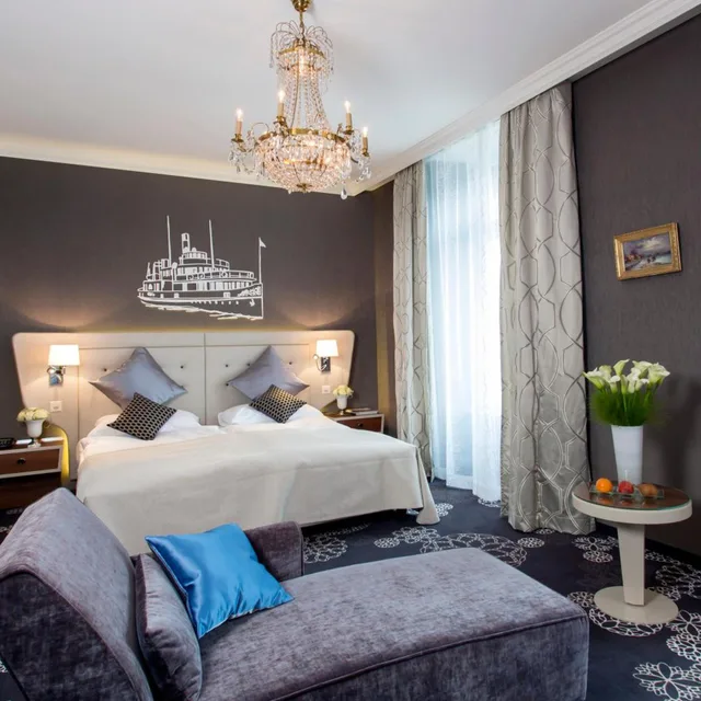 Lucerne, Luxury, Suite, Sofa، Schweizerhof 4/10