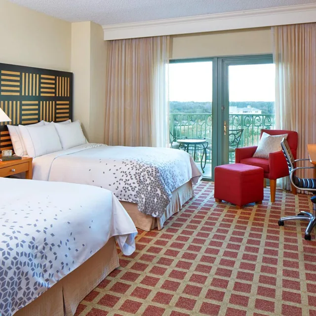 غرفة بسريرين مزدوجين بإطلالة، World Golf Village Renaissance St. Augustine Resort 3/5