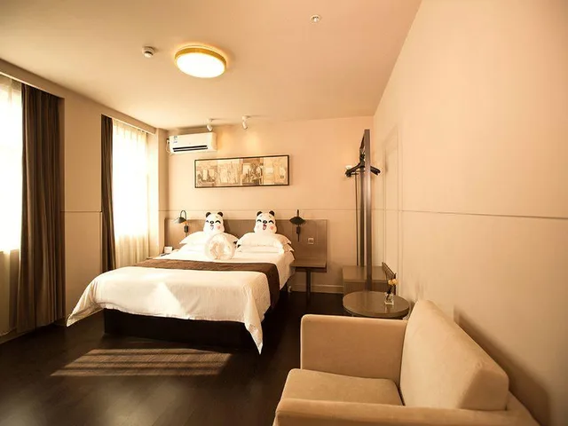 غرفة ديلوكس بسرير كوين، Jinjiang Inn Select Shaoxing Luxun Hometown Jiefang Road 1/1