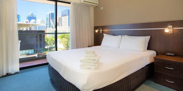 شقة بسرير كوين بغرفة نوم واحدة مع أريكة، Riverside Hotel South Bank 1/2