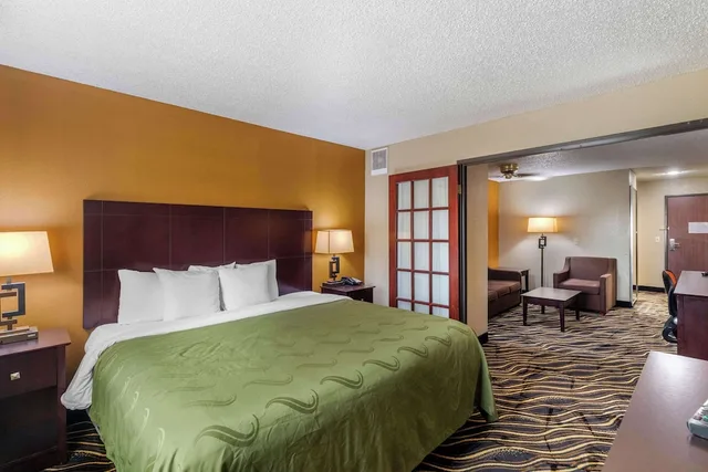 جناح بسرير كينج بغرفة نوم واحدة مع أريكة، Quality Suites Addison-Dallas 1/4