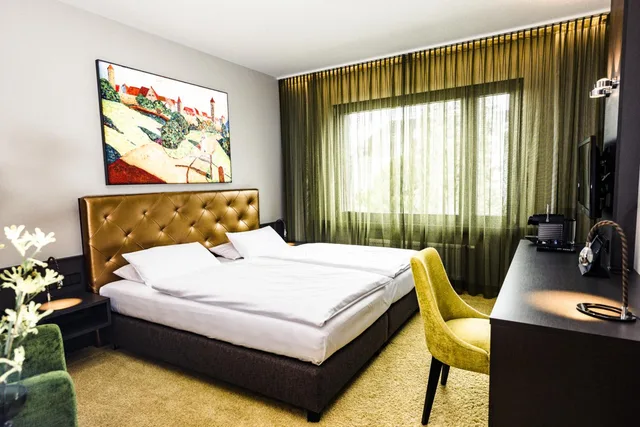 غرفة كومفورت بسرير مزدوج، Hotel Der Blaue Reiter 2/5