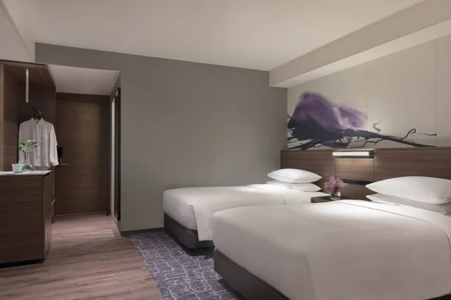 غرفة سوبيريور بسريرين منفصلين بإطلالة على المدينة، Lake Biwa Marriott Hotel 7/9