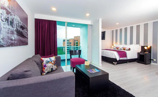 جناح بريميوم بسرير مزدوج، The Morgana Poblado Suites Hotel 4/5