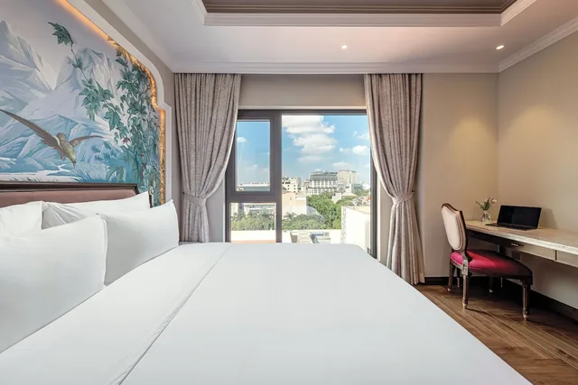 غرفة بريميوم ديلوكس بسرير كينج بإطلالة على المدينة، Heritage Hamlong Hotel & Spa 1/10