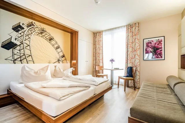 غرفة بسرير كينج، Jufa Wien City 1/7