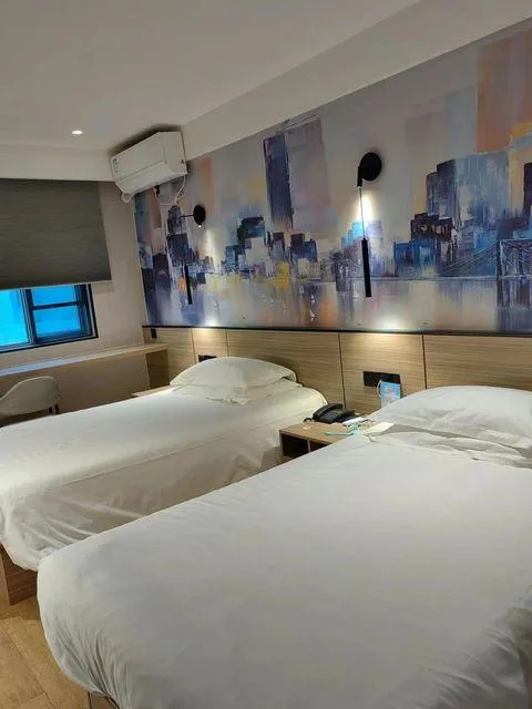 غرفة سوبيريور بسريرين منفصلين، Jinjiang Inn Suzhou Sanxiang Rd 1/1