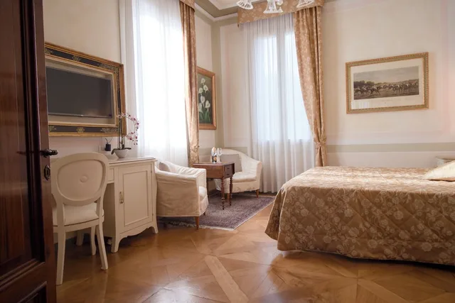 جناح جونيور بسرير كينج بإطلالة على الحديقة، Hotel Villa Stucky 5/10