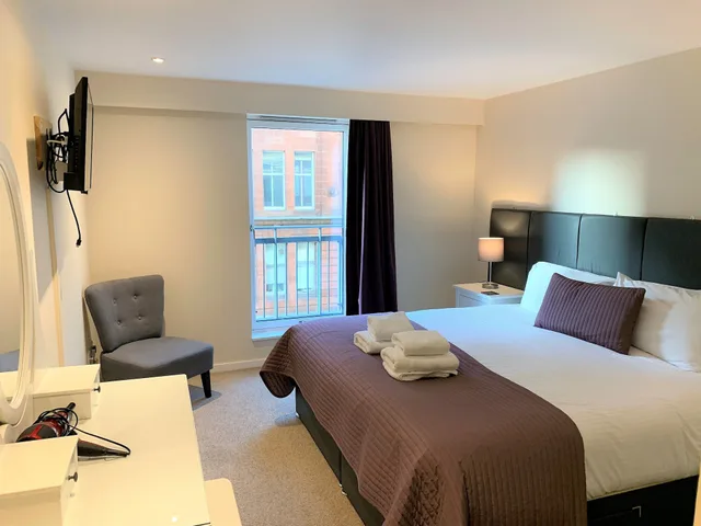 شقة بسريرين كينج، Tolbooth Apartments 10/10