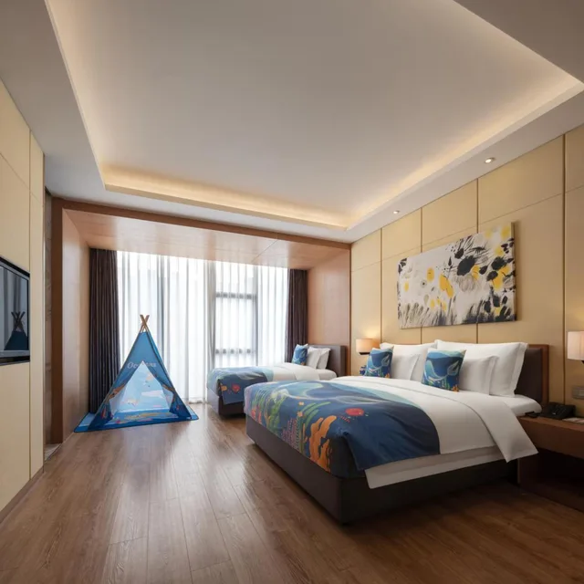غرفة عائلية بسرير فردي، Palm Spring Hotel 2/8