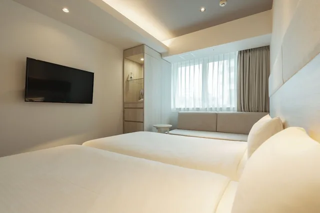 غرفة بسريرين منفصلين، Hotel Aqua Citta Naha by WBF 3/5