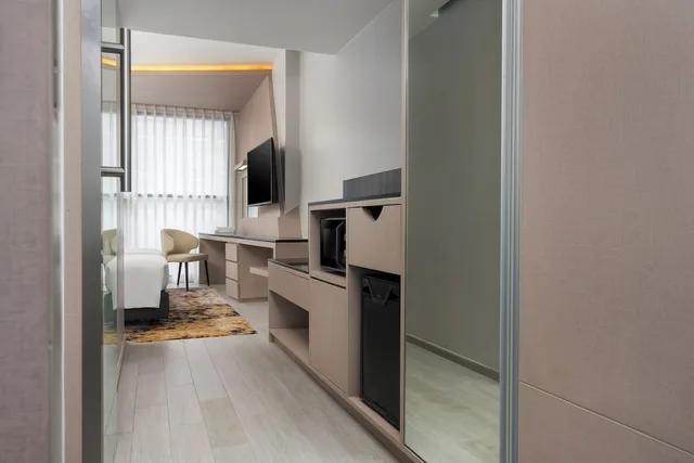 استوديو بسريرين منفصلين مع أريكة، Hyatt Place Bangkok Sukhumvit 1 3/4