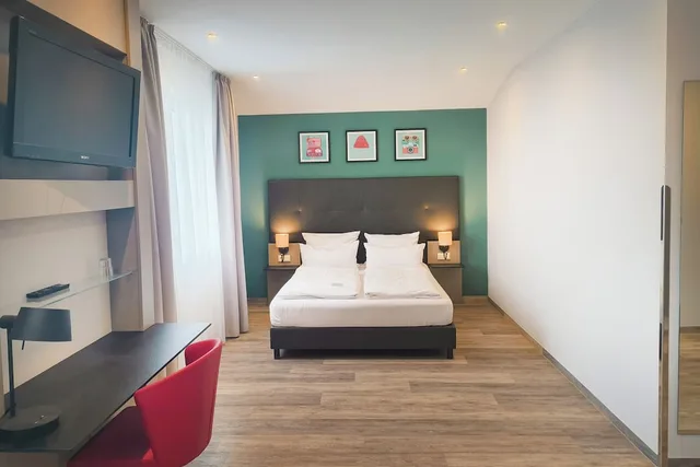 غرفة بريميوم بسريرين كوين مع أريكة، Select Hotel A1 Bremen 1/7