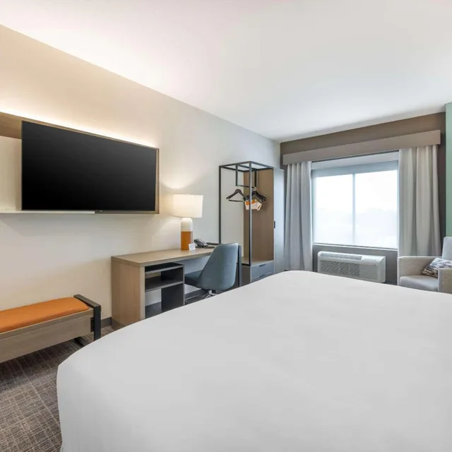 غرفة بسرير كينج بحوض استحمام لذوي الإعاقة، Comfort Inn & Suites Nashville TN 2/4
