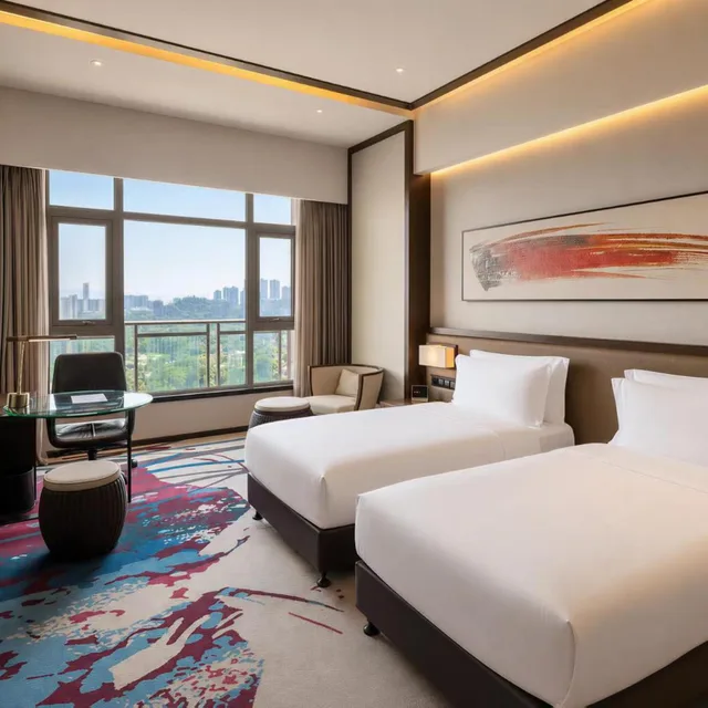 غرفة كلوب بسريرين منفصلين، CROWNE PLAZA CHONGQING NEW NORTH ZONE 2/8