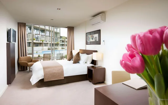 غرفة بإطلالة على المسبح بغرفة نوم واحدة، Wyndham Resort Torquay 2/2