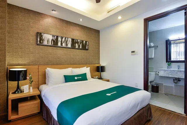 غرفة ديلوكس بسرير كوين بإطلالة على المدينة بشرفة، Aha Boutique Ben Thanh Hotel 9/10