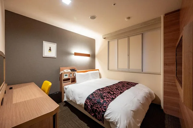 غرفة بسرير مزدوج للمدخنين، Kagoshima Plaza Hotel Tenmonkan 1/4