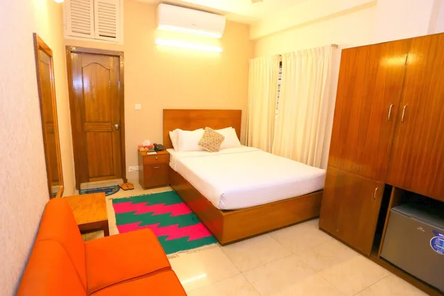 غرفة ديلوكس بسرير مزدوج، Dhaka Golden Inn 5/6