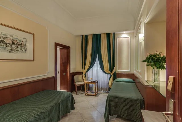 غرفة بسرير مزدوج أو سريرين منفصلين، Hotel Borromeo 3/4