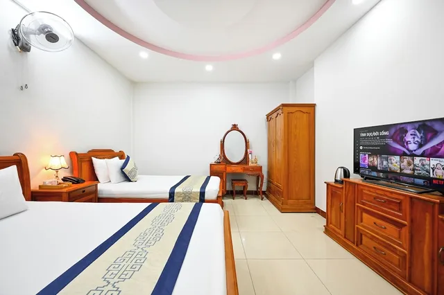 غرفة عائلية بسرير كينج بغرفة نوم واحدة، Sky Star Hotel 3/4