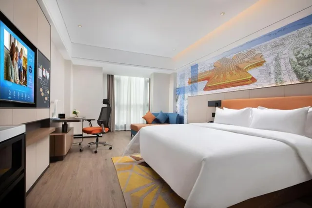 غرفة ديلوكس بسريرين منفصلين، Hampton by Hilton Haikou Haidian Island 1/1