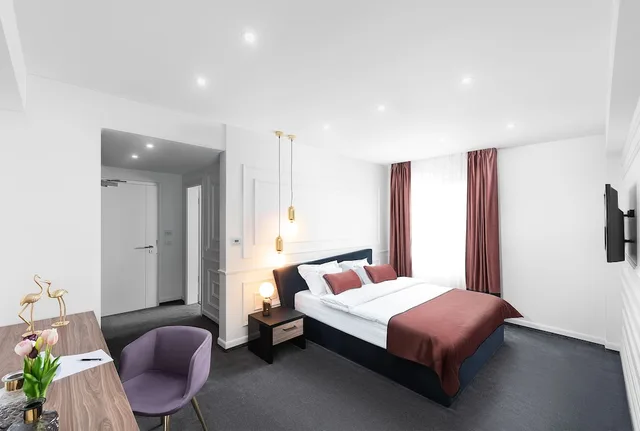 غرفة ديلوكس بسريرين منفصلين، Del Corso Hotel 3/5