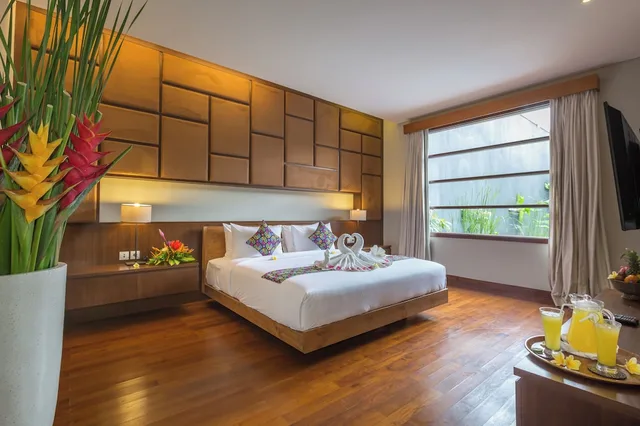 فيلا بسريرين كينج بإطلالة على المسبح بغرفتي نوم بمسبح خاص، Entrada Villa by Nagisa Bali 3/8