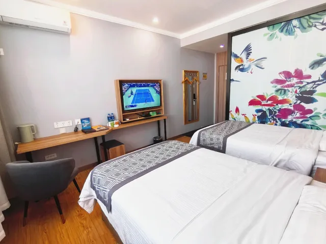 غرفة سوبيريور بسريرين منفصلين، Greentree Alliance Zhangjiakou Jingkai District Weisan Road Jiye Hotel - Zhangjiakou 1/2