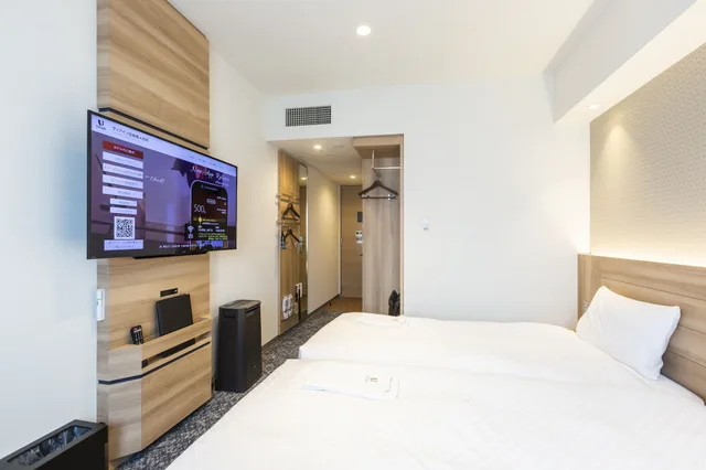 غرفة ديلوكس بسريرين منفصلين، Jr West Group Via Inn Prime Nihonbashi Ningyocho 1/3