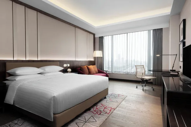 غرفة تنفيذية بسرير كينج، Courtyard by Marriott Suzhou Mudu 1/1