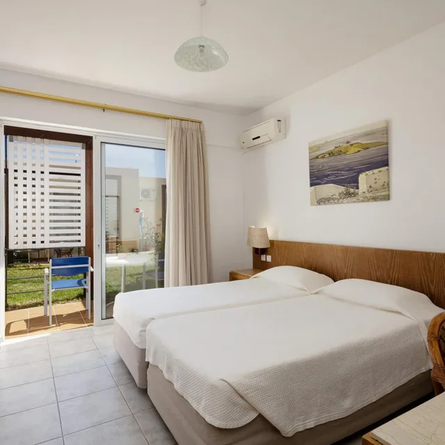 غرفة بسرير مزدوج أو سريرين منفصلين، Rethymno Village 3/10