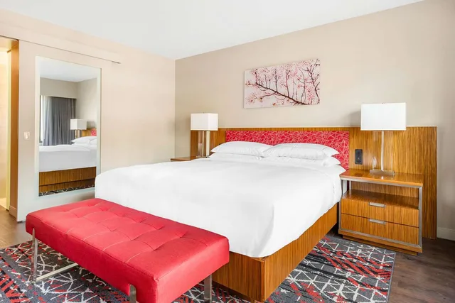 جناح بسرير كينج بغرفة نوم واحدة مع أريكة، Hilton Club the District Washington D C 2/9