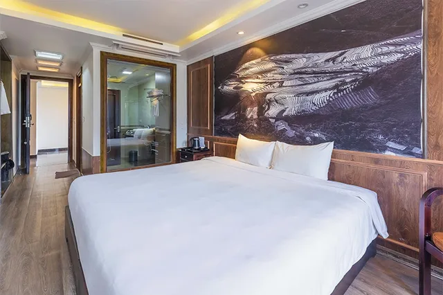 غرفة ديلوكس بسريرين منفصلين بإطلالة على الجبل، Delta Sapa Hotel 3/5