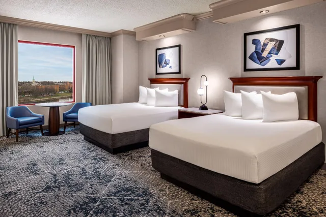 غرفة بريميوم بسرير كوين بإطلالة على النهر، Harrah's Joliet - A Caesars Rewards Destination 1/2