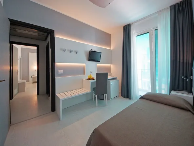 غرفة كومفورت مفردة بسرير فردي، Hotel Europa Jesolo 3/3