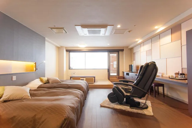 Japanese Western, Outdoor Bath, Otaru Asari Classe Hotel 3/4