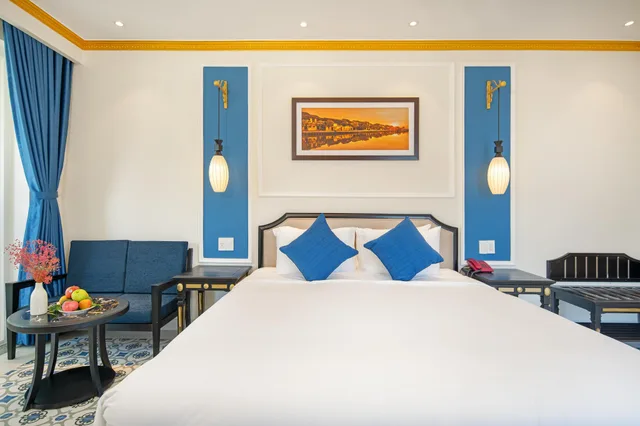 غرفة سوبيريور بسرير مزدوج أو سريرين منفصلين بإطلالة على المسبح، Hoi An Blue Sky Boutique Spa 1/2