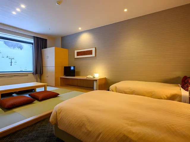 غرفة يابانية بسريرين، HOTEL TANGRAM 1/1
