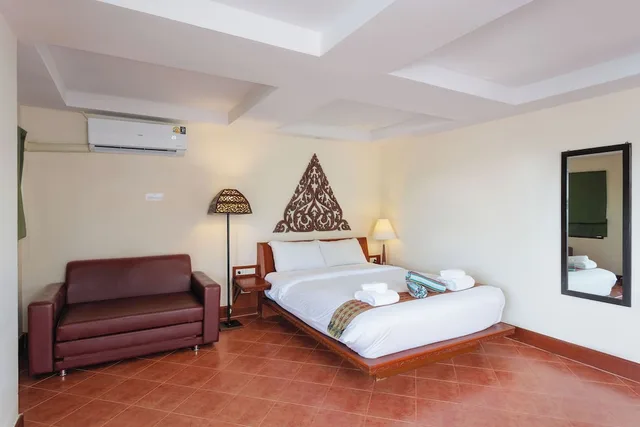 غرفة ديلوكس بسرير مزدوج بإطلالة جزئية على البحر، Anyavee Aonang Bay Resort 3/10