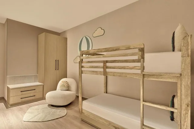 Family, King Bed, Bunk Bed, Resort View, Balcony، The Westin Jaipur Kant Kalwar Resort and Spa 3/4