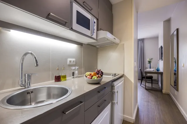 استوديو بسرير مزدوج، Citadines Sainte-Catherine Brussels 9/9