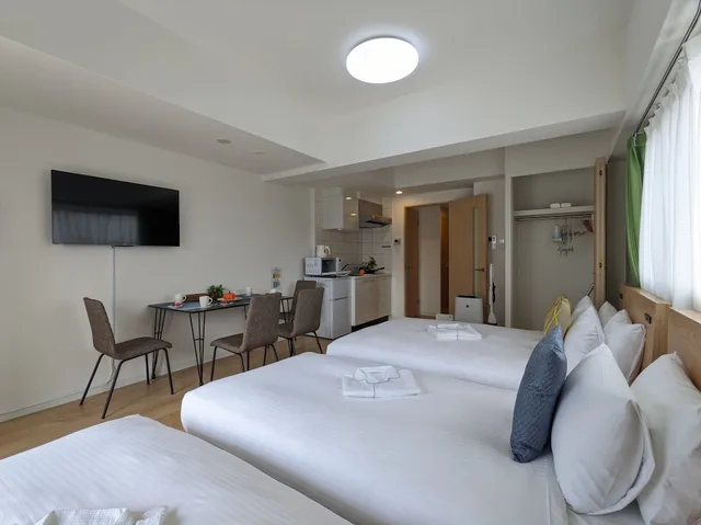 غرفة عائلية بسرير مزدوج وسريرين منفصلين، Eslead Hotel Namba South I 6/10