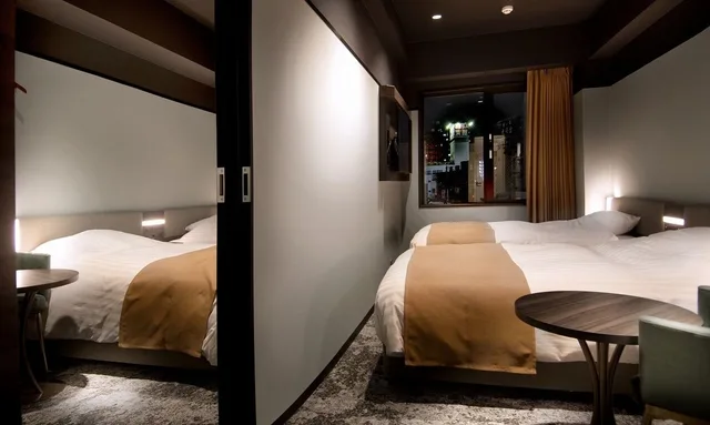 غرفة بسريرين منفصلين، Kobe Plaza Hotel West 1/3