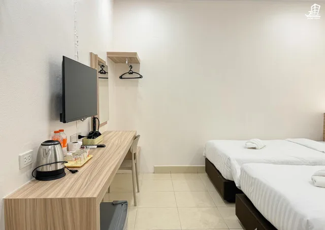 غرفة ديلوكس بسريرين منفصلين، Jacky Chan Hotel 4/7