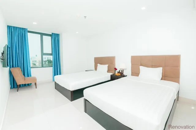 غرفة ديلوكس بسريرين منفصلين، Ocean Haven Hotel 1/10
